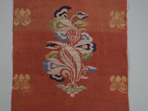 Unknown, Textile Fragment with Flower Sprays, 17th century