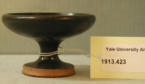 Unknown, Black-glazed kylix without handles, 5th–4th century B.C.