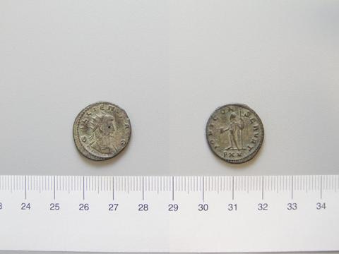 Gallienus, Emperor of Rome, Antoninianus of Gallienus, Emperor of Rome from Antioch, 267