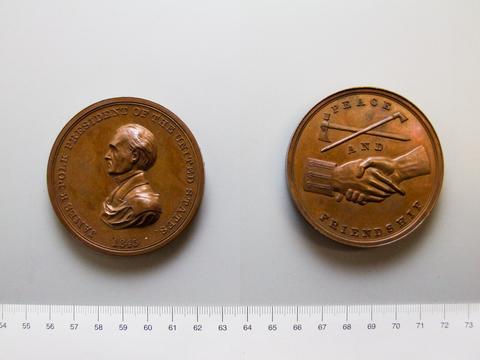 James Knox Polk, Indian Peace Medal of James K. Polk, 1845