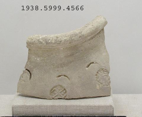 Unknown, Imprinted rim sherd, ca. 323 B.C.–A.D. 256