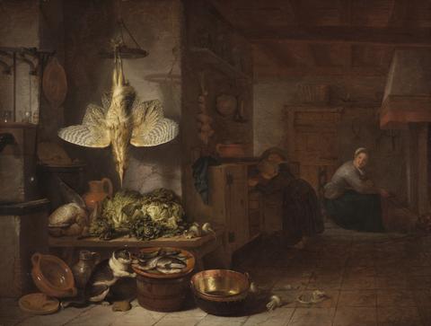 Hendrik Martensz. Sorgh, A Kitchen, ca. 1653–60