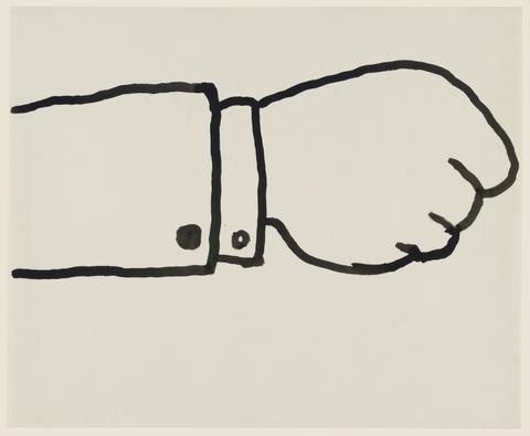 Philip Guston, Untitled [Arm], from Suite of 21 Drawings, 1970