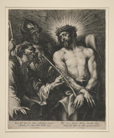 Lucas Vorsterman the Elder, Christ with the Reed, or The Mocking of Christ, 1662