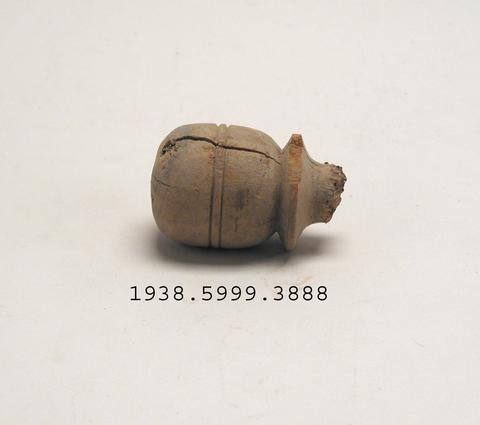 Unknown, Wooden knob, ca. 323 B.C.–A.D. 256