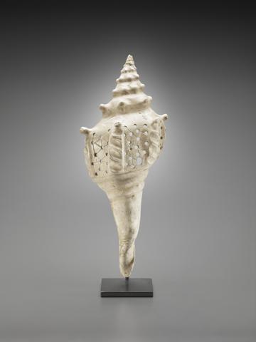 Unknown, Conch shell with incised designs, A.D. 250–900