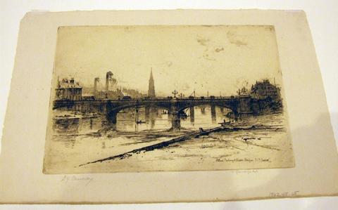 David Young Cameron, Albert, Railway and Victoria Bridges, Glasgow, n.d.