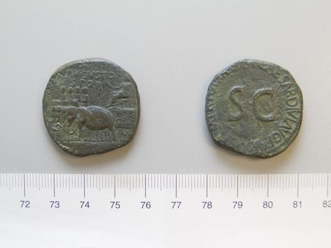 Tiberius, Emperor of Rome, Sestertius of Tiberius, Emperor of Rome from Rome, 35–36