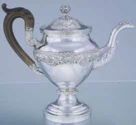 Fletcher and Gardiner, Tea or coffeepot, ca. 1820