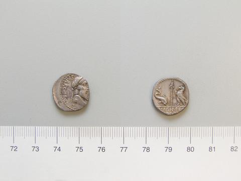 Moving mint, Denarius from Moving mint, 49 B.C.