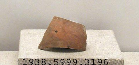 Unknown, Red ware rim sherd, ca. 323 B.C.–A.D. 256