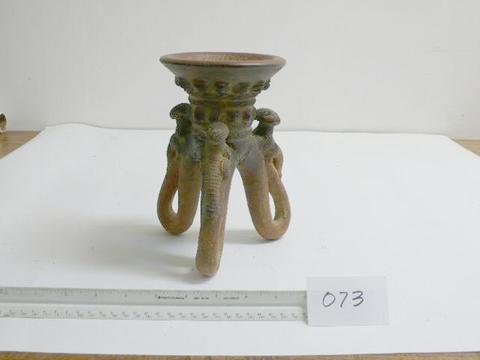 Unknown, Open bowl with tripod legs, A.D. 500–1000