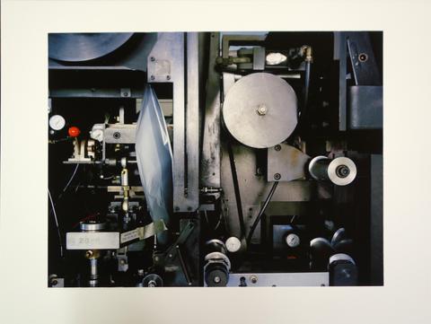 Robert Burley, Detail of Machine Used to Create 8" x 10" Polaroid Film, Polaroid, Enschede, The Netherlands, from the portfolio The Disappearance of Darkness, 2010, printed 2013