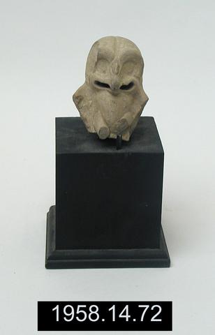 Unknown, Ornament representing owl, A.D. 300–900