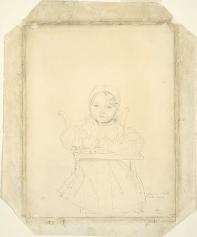 Jean Auguste Dominique Ingres, Portrait of Marie Marcotte at the Age of Sixteen Months, 1830
