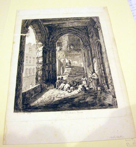 George Cuitt, St. Michael's Porch, 1809