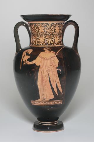 Berlin Painter, Nolan Amphora showing Athena and Hermes, ca. 480 B.C.