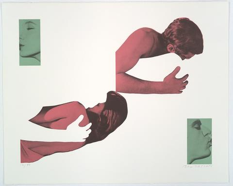 John Baldessari, No more sin, from Suite of Five Lithographs for Tristram Shandy 5/5, 1988