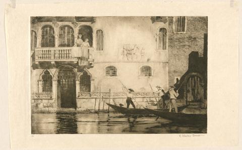 Rudolph Stanley-Brown, The House of the Moor, Venice, early to mid-20th century