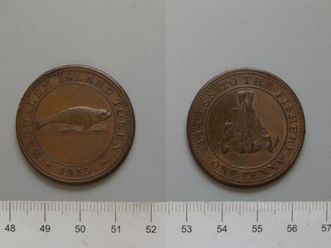 Birmingham Mint, Token of the Magdalen Island, 1815, 1815