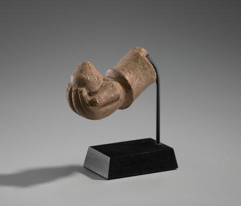 Hand Holding a Small Vessel (fragment), ca. 900–300 B.C.E.