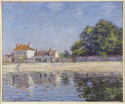Alfred Sisley, Bords du Loing, Saint-Mammes (The River Loing at Saint-Mammes), 1885