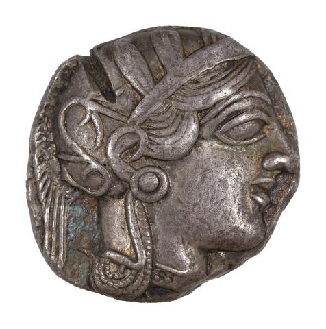 Clarentza, Tetradrachm from Clarentza, 420 B.C.