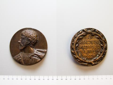 Lorenzo de' Medici, Medal of Lorenzo II. de Medici, Duke of Urbino, (1516-1529), 1450–95