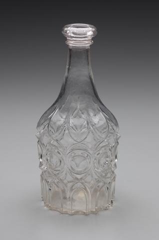 McKee and Brothers, Bar Bottle, "Excelsior" Pattern, 1850–1870
