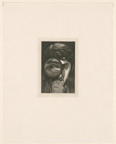 Theodore Wujcik, Portrait of Ed Ruscha, 1970