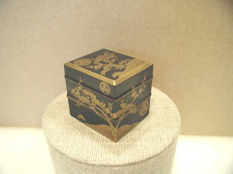 Unknown, Miniature Lacquer Boxes with Pine and Plum Design, 1615–1868