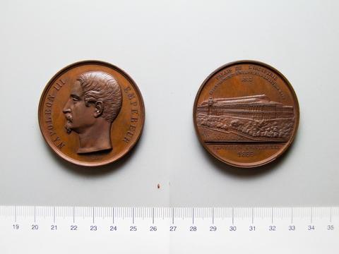 Napoleon III, The 11855 Exposition Medal, 1855