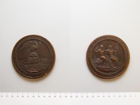 Charles Cushing Wright, The Erie Canal Commemorative Medal, 1826
