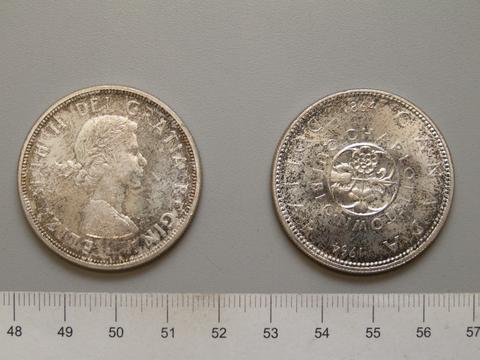Elizabeth II, Queen of Great Britain, 1 Dollar of Elizabeth II, Queen of Great Britain from Ottawa, 1964