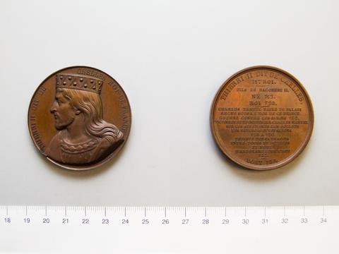King Thierri II, Medal of Thierri II Roi, ca. 1840