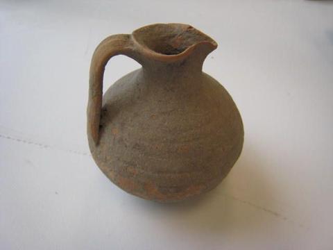 Unknown, Ribbed jug with trefoil mouth, 3rd century A.D.