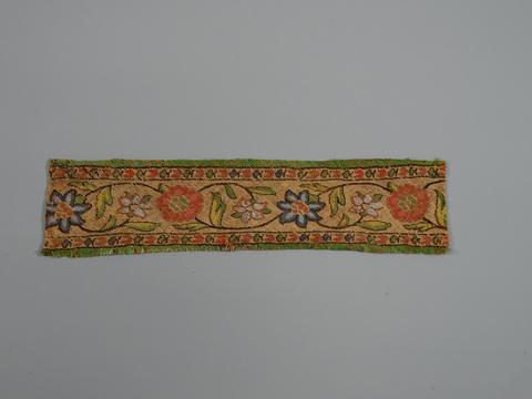 Unknown, Trimming Band with Flowers, 17th–18th century