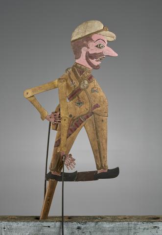 Unknown, Puppet (Wayang Klitik) of a Dutch Soldier or Holländer, early 20th century