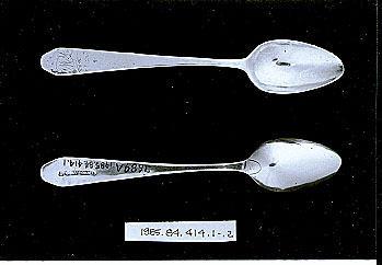 Benjamin Norton Cleveland, Sr., Six teaspoons, ca. 1805