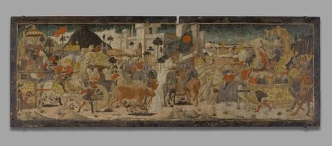 Paolo Uccello, Triumphal Entry into Rome of Titus and Vespasian, ca. 1430