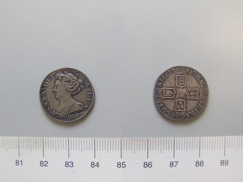 Anne, Queen of Great Britain, Sixpence of Anne, Queen of Great Britain from London, 1703