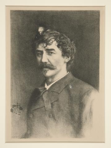 Thomas Robert Way, Whistler with the White Lock, ca. 1896