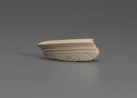 Unknown, Fragment of White Stoneware, 13th–11th century B.C.