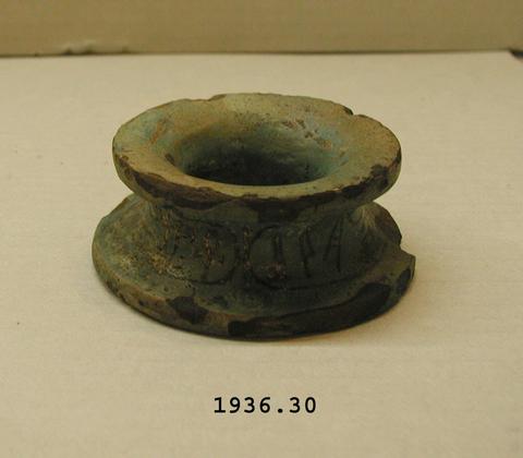 Unknown, Jar stand inscribed for King Ka-nefer-re Sobek-hotep, 1786–1633 B.C.