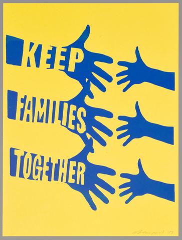 Nicolas Lampert, Keep Families Together, from the Voces de la Frontera box set, 2018