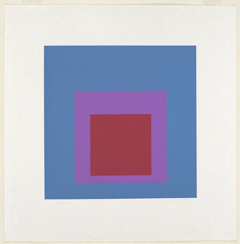 Josef Albers, Homage to the Square: Ten Works by Josef Albers 2/250 No. 6 Full, 1962