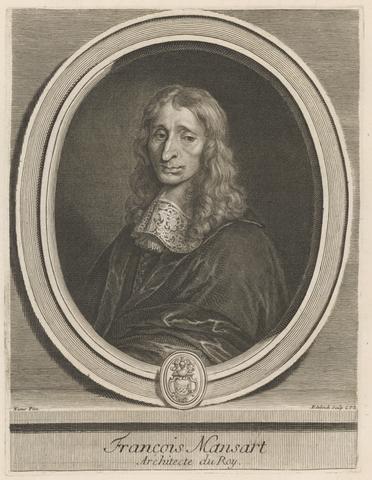 Gérard Edelinck, François Mansart, from the book Les hommes illustres . . . , vol. 1, by Charles Perrault, ca. 1696–1700