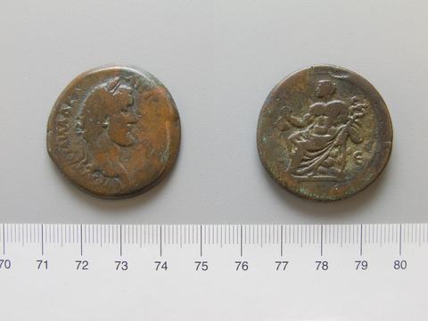 Antoninus Pius, Emperor of Rome, 1 Drachm of Antoninus Pius, Emperor of Rome from Alexandria, 141–42