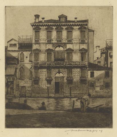 Mortimer Menpes, A Palazzo, ca. 1910–20