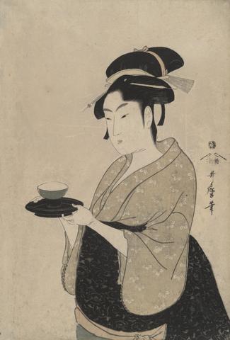 Kitagawa Utamaro, Okita, a Teahouse Girl, ca. 1794